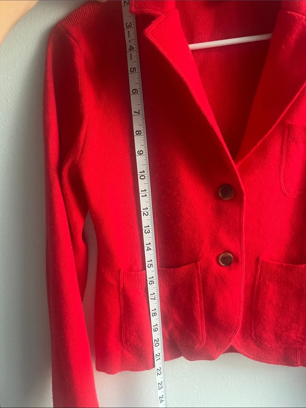 J. Crew Red Wool Jacket